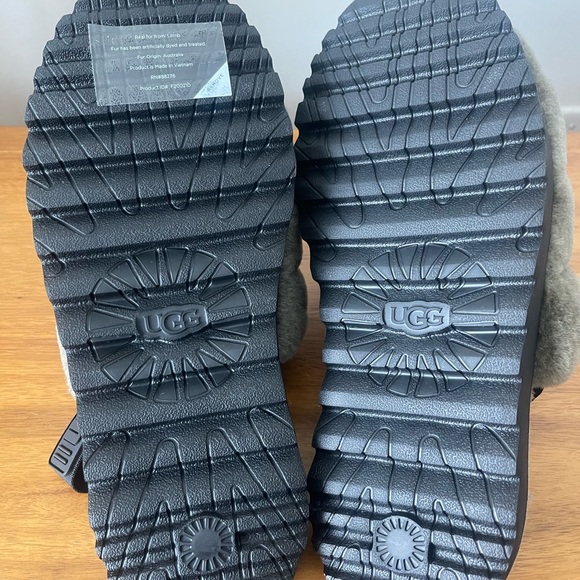 NIB Ugg Super Fluff Slingback Slippers SOLD OUT Size 8 - Picture 14 of 14